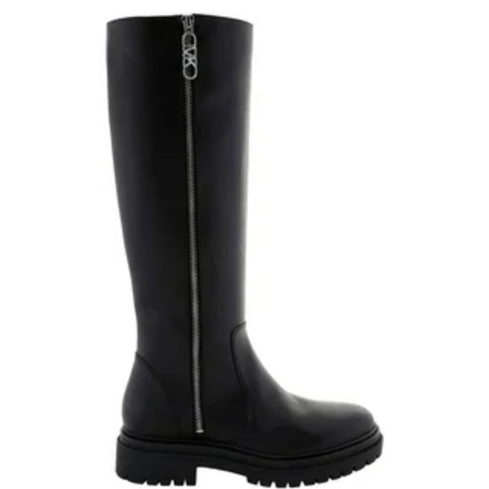 Michael Kors Carmen Leather Riding Boot 2.5in Heel Womens Size 6.5 - Picture 1 of 12